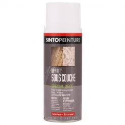 Sous-couche Apprêt Matériaux Poreux Sinto Peinture Blanc Aérosol 400 Ml