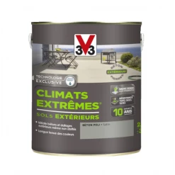 Peinture Sol Climats Extrêmes Satin Béton Poli 2.5 L V33 106751