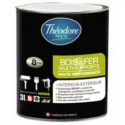 Théodore Prog Peintures Multi-matériaux Peinture Bois Fer Intérieur Extérieur Théodore Pro'G Rouge Satin 3L 5 Théodore Prog Peintures Multi-matériaux Peinture Bois Fer Intérieur Extérieur Théodore Pro'G Rouge Satin 3L -Chimique Soldes Boutique boisetfer 831215 4