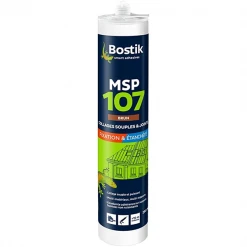 Mastic Pu Mastic Multi-usages Colle Et Joint - Bostik MSP 107 Brun - Cartouche 290MLT