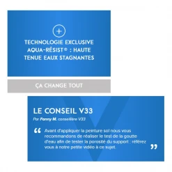 Peinture Sols Extérieurs V33 Climats Extrêmes Carbone Satin Pot 500ml -Chimique Soldes Boutique conseil v33 peinture sols 1