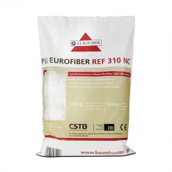 Eurofibres Baumhüter Produits Chimique Pour Le Béton Fibre Polypropylène Eurofibres 10 Mm Pour Béton Mortier Chape Sac 1 Kg