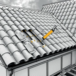 Mastic Pu Mastic Souple Fixation Tuiles Sikaflex Fixotuile Terre Cuite 300ml -Chimique Soldes Boutique fixation tuiles fixotuile