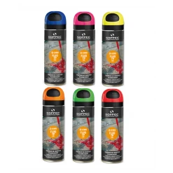 Peinture Traceur De Chantier FLUO TP Rouge Fluorescent Soppec 141513 -Chimique Soldes Boutique flu tp