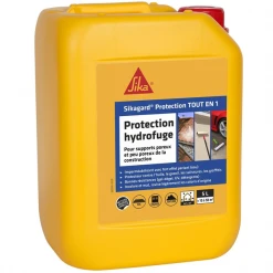 Produit Hydrofuge Et Imperméabilisant Imperméabilisant Hydrofuge Sikagard Protection Façade Incolore 5L