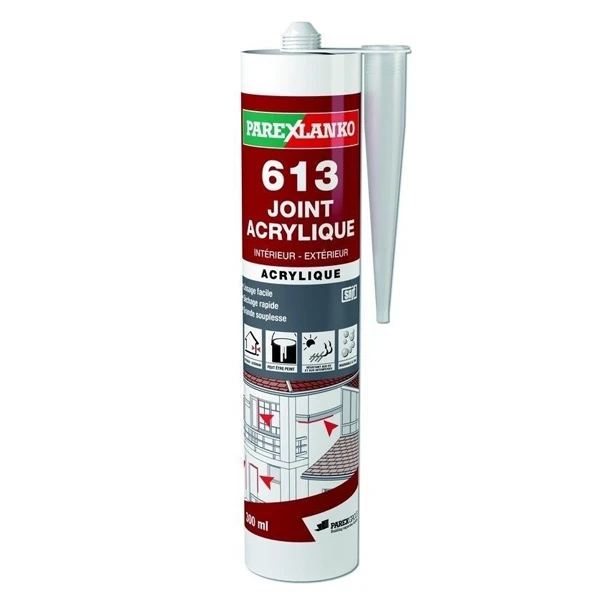 Mastic Acrylique Mastic Joint Acrylique Intérieur Extérieur ParexLanko 613 Blanc 300 Ml 3 Mastic Acrylique Mastic Joint Acrylique Intérieur Extérieur ParexLanko 613 Blanc 300 Ml – Image 3