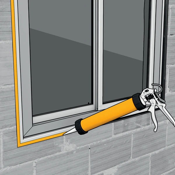 Mastic Acrylique Mastic Silicone Neutre Menuiseries SikaSeal 109 Transparent 300 Ml 3 Mastic Acrylique Mastic Silicone Neutre Menuiseries SikaSeal 109 Transparent 300 Ml – Image 3