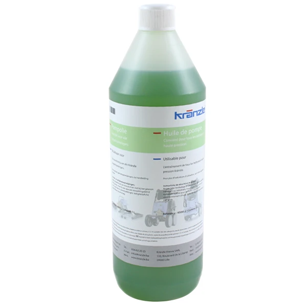 Huiles Pour Machine Huile Pour Engrenage1 Litre (pompes AP, AZ Et APG) Kränzle Kranzle 40093.2 1 Huiles Pour Machine Huile Pour Engrenage1 Litre (pompes AP, AZ Et APG) Kränzle Kranzle 40093.2
