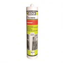 Mastic Pu Mastic Colle MS Polymère Universel Edia - Cartouche 290ml Couleur Blanc -Chimique Soldes Boutique mastic colle edia universel