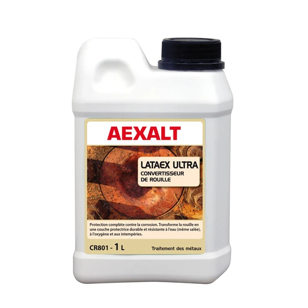 Produits De Réparation Automobile Convertisseur De Rouille Lataex Ultra Bidon De 1 Litre Aexalt CR801 1 Produits De Réparation Automobile Convertisseur De Rouille Lataex Ultra Bidon De 1 Litre Aexalt CR801