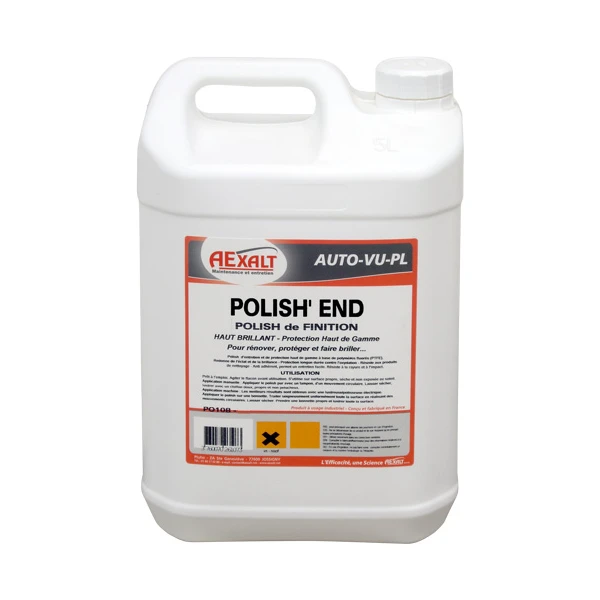 Produits De Nettoyage Automobile Polish De Finition Pour Carrosserie Polish'end 1 Litres Aexalt PO107 1 Produits De Nettoyage Automobile Polish De Finition Pour Carrosserie Polish'end 1 Litres Aexalt PO107