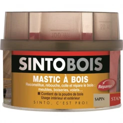 Mastic Et Préparation Support Mastic Sintobois Standard Sapin 500 Ml 33781 Preparation Support