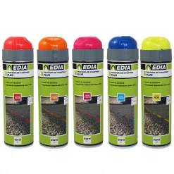 Peinture Traceur De Chantier Edia Fluo Temporaire Rouge 6 Mois 500 ML -Chimique Soldes Boutique p231126
