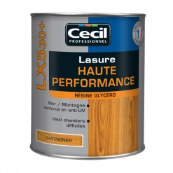Lasure Pour Bois Lasure Bois Protection élevée Cecil LX530 Aspect Satin Chêne Clair 5L -Chimique Soldes Boutique p236380 1