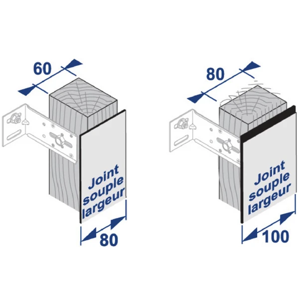 Etanco Joint Compriband Et Isolant Joint Souple Sans Lèvre Protection Chevrons Bois 100 Mm X 50M PVC Noir 2 Etanco Joint Compriband Et Isolant Joint Souple Sans Lèvre Protection Chevrons Bois 100 Mm X 50M PVC Noir – Image 2