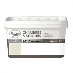 Chimique Soldes Boutique -Chimique Soldes Boutique peinture acrylique lessivable theodore peintures couleur brume satin pot 25l 1