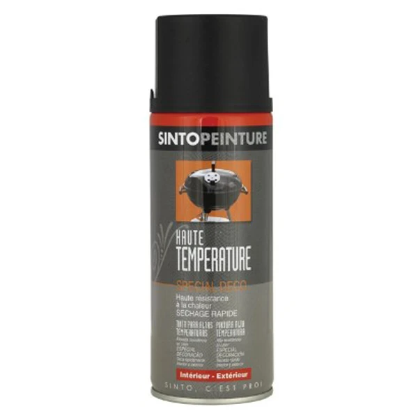 Sinto Peinture Haute Température Séchage Rapide Noir Aérosol 400 Ml 1 Sinto Peinture Haute Température Séchage Rapide Noir Aérosol 400 Ml