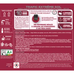 Peinture Sol Trafic Extrême Satin Gris Foncé 2.5 L V33 012089