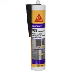 Mastic Acrylique Mastic Silicone Neutre Pour Menuiseries - SikaSeal 109 - Noir - Cartouche 300 Ml -Chimique Soldes Boutique sans titre 1 12