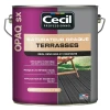 Traitement Du Bois Saturateur Opaque Terrasse Bois OPAQ SX Cecil Professionnel Wengé Mat 5L