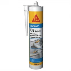 Mastic Pu Mastic Sanitaire Anti-moisissures Sikaseal 108 Blanc 300 Ml 524946 -Chimique Soldes Boutique sikaseal108sanitaire 777733