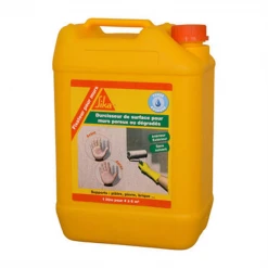 Mastic Et Préparation Support Fixateur De Surface Pour Murs Poreux Ou Dégradés Sika 5 Litres 66131